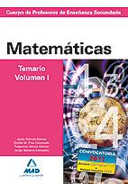 MATEMATICAS TEMARIO VOLUMEN 1 | 9788466579292 | AA.VV | Llibreria Online de Vilafranca del Penedès | Comprar llibres en català