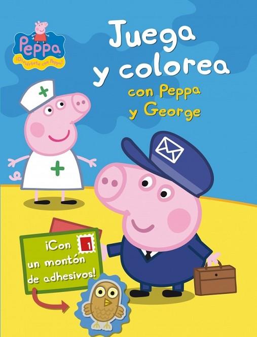 JUEGA Y COLOREA CON PEPPA Y GEORGE  | 9788401906763 | AA. VV. | Llibreria Online de Vilafranca del Penedès | Comprar llibres en català