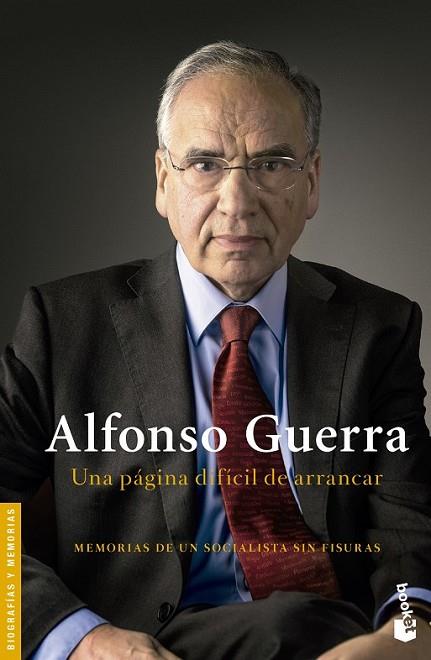 UNA PÁGINA DIFÍCIL DE ARRANCAR | 9788408132509 | GUERRA, ALFONSO | Llibreria L'Odissea - Libreria Online de Vilafranca del Penedès - Comprar libros