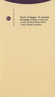 EL CONCEPTO DE TIEMPO | 9788498791990 | HEIDEGGER, MARTIN | Llibreria Online de Vilafranca del Penedès | Comprar llibres en català