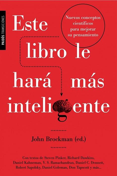 ESTE LIBRO LE HARÁ MÁS INTELIGENTE | 9788449327865 | BROCKMAN, JOHN | Llibreria L'Odissea - Libreria Online de Vilafranca del Penedès - Comprar libros