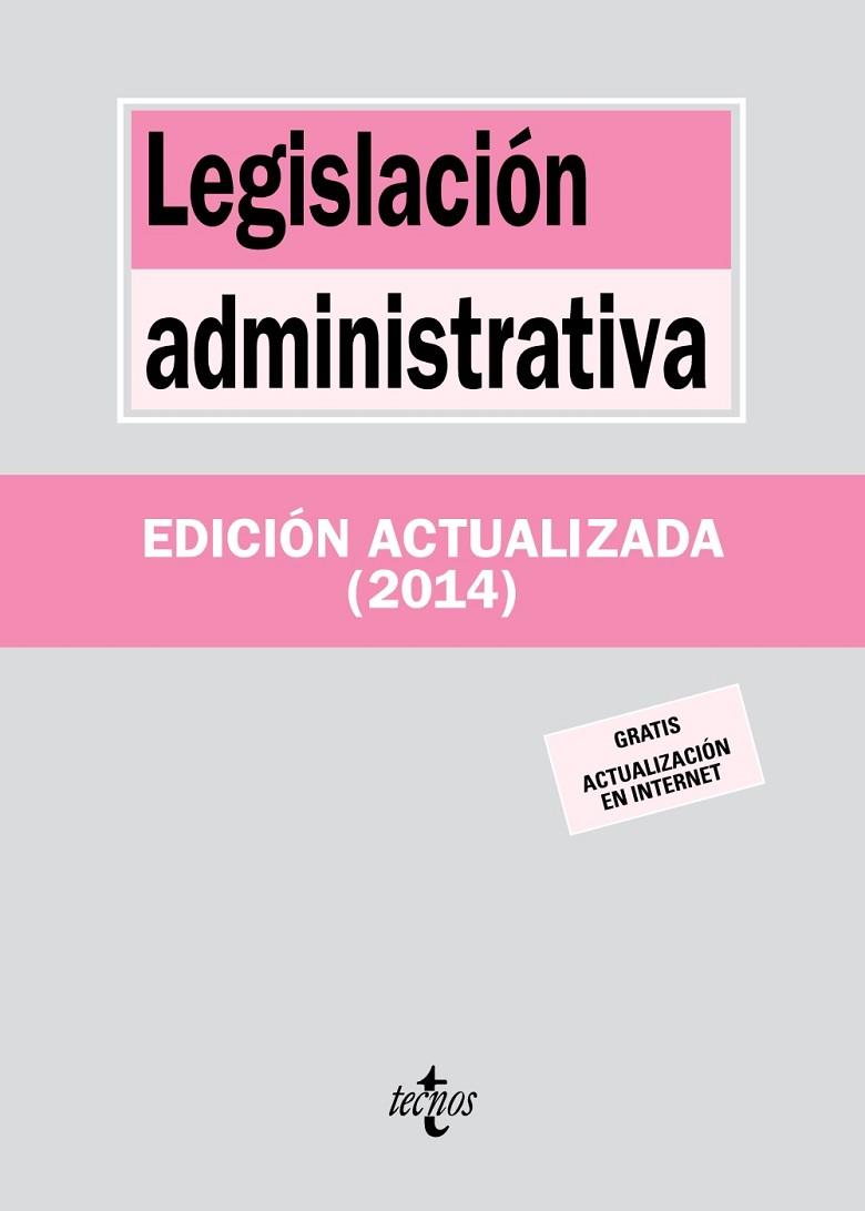 LEGISLACIÓN ADMINISTRATIVA | 9788430962402 | EDITORIAL TECNOS | Llibreria L'Odissea - Libreria Online de Vilafranca del Penedès - Comprar libros