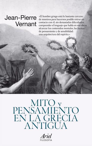 MITO Y PENSAMIENTO EN LA GRECIA ANTIGUA | 9788434409583 | VERNANT, JEAN PIERRE | Llibreria Online de Vilafranca del Penedès | Comprar llibres en català