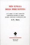 MES ENLLA DELS PRECEPTES | 9788429759594 | FOIX, J.V. | Llibreria Online de Vilafranca del Penedès | Comprar llibres en català