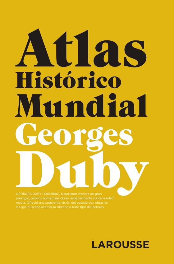 ATLAS HISTÓRICO MUNDIAL  | 9788417273361 | DUBY, GEORGES | Llibreria L'Odissea - Libreria Online de Vilafranca del Penedès - Comprar libros