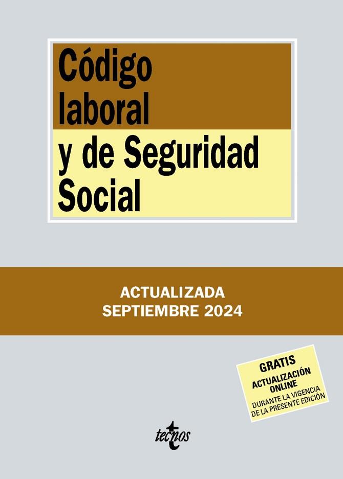 CÓDIGO LABORAL Y DE SEGURIDAD SOCIAL | 9788430991976 | EDITORIAL TECNOS | Llibreria Online de Vilafranca del Penedès | Comprar llibres en català