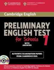 PRELIMINARY ENGLISH TEST FOR SCHOOLS 1 SELF-STUDY PACK (STUDENT'S BOOK+ 2 CD) | 9780521170604 | CAMBRIDGE ESOL | Llibreria L'Odissea - Libreria Online de Vilafranca del Penedès - Comprar libros