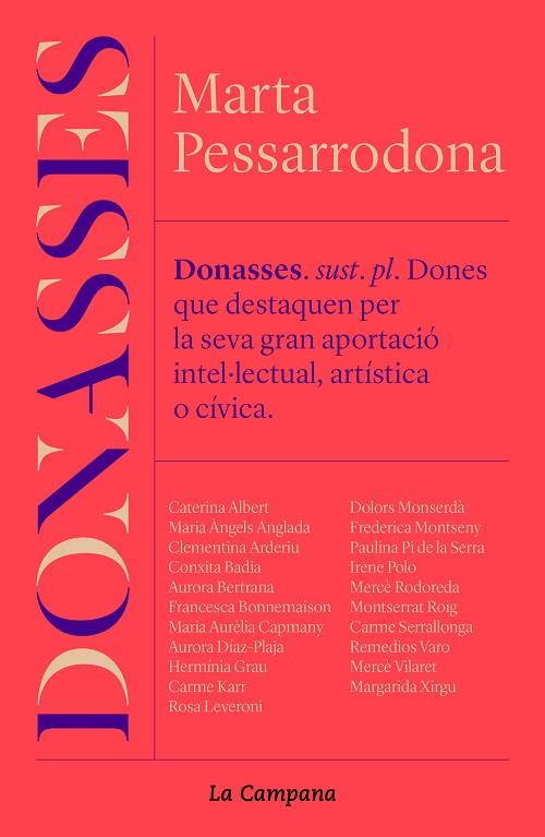 DONASSES | 9788418226816 | PESSARRODONA, MARTA | Llibreria Online de Vilafranca del Penedès | Comprar llibres en català
