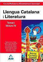 LLENGUA CATALANA I LITERATURA TEMARI VOLUM 4 | 9788466581752 | AA.VV | Llibreria Online de Vilafranca del Penedès | Comprar llibres en català