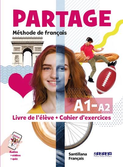 PARTAGE A1/A2 LIVRE+CAHIER | 9788490498224 | VARIOS AUTORES | Llibreria Online de Vilafranca del Penedès | Comprar llibres en català