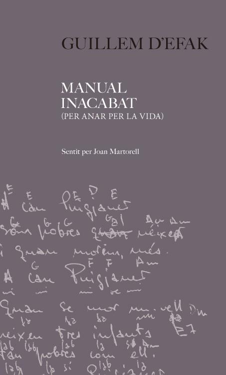 GUILLEM D'EFAK MANUA INACABAT + CD | 9788494079221 | FULLANA I HADA D'EFAK, GUILLEM | Llibreria Online de Vilafranca del Penedès | Comprar llibres en català