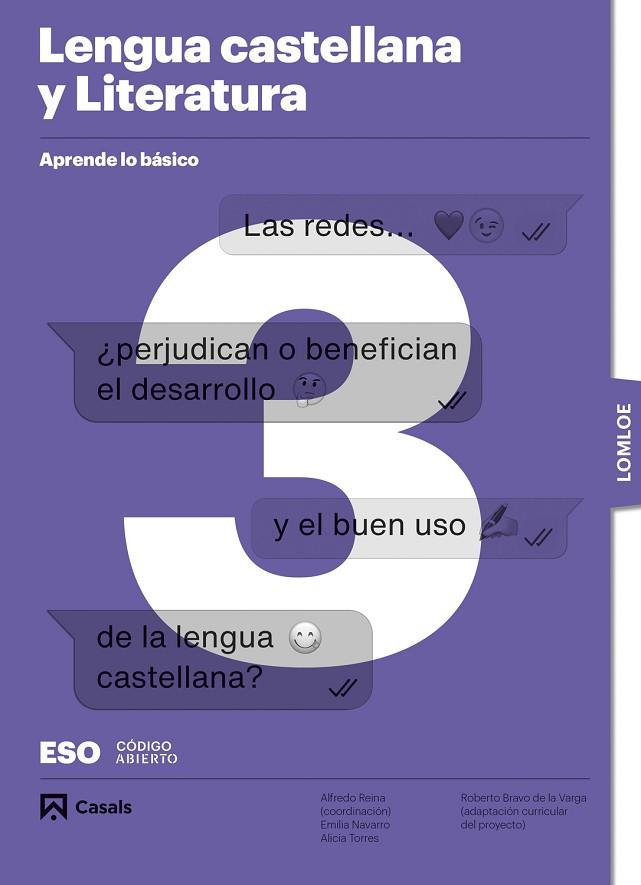 APRENDE LO BÁSICO LENGUA CASTELLANA Y LITERATURA 3 ESO | 9788421882177 | VV. AA | Llibreria Online de Vilafranca del Penedès | Comprar llibres en català