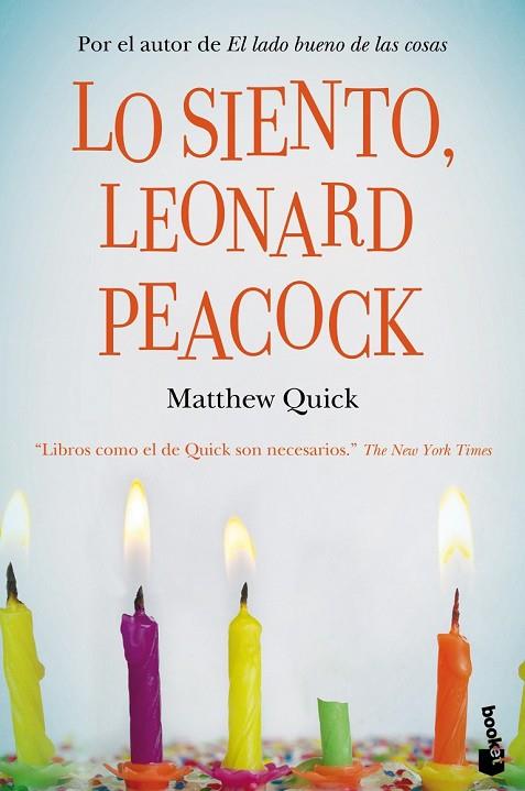 LO SIENTO LEONARD PEACOCK | 9788467041330 | QUICK, MATTHEW | Llibreria L'Odissea - Libreria Online de Vilafranca del Penedès - Comprar libros