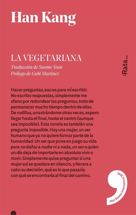 LA VEGETARIANA | 9788416738137 | KANG, HAN | Llibreria L'Odissea - Libreria Online de Vilafranca del Penedès - Comprar libros