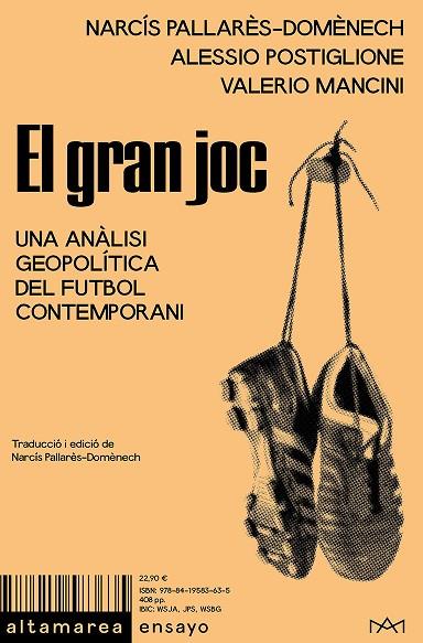 EL GRAN JOC | 9788419583635 | PALLARÈS-DOMÈNECH, NARCÍS/POSTIGLIONE, ALESSIO/MANCINI, VALERIO | Llibreria Online de Vilafranca del Penedès | Comprar llibres en català