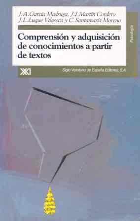 COMPRENSION Y ADQUISICION DE CONOCIMIENTOS A PARTI | 9788432308932 | GARCIA... | Llibreria L'Odissea - Libreria Online de Vilafranca del Penedès - Comprar libros
