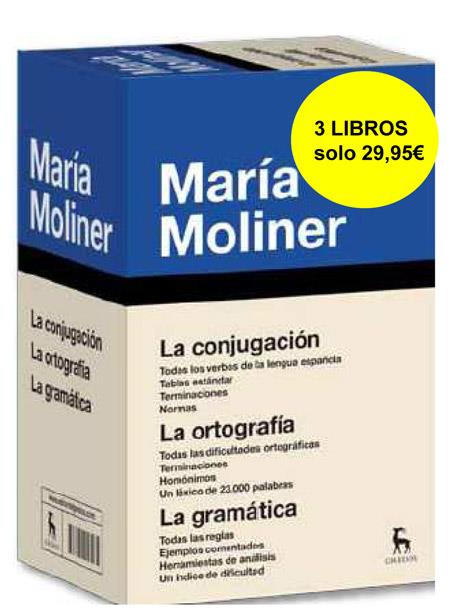 ESENCIAL MARÍA MOLINER LA CONJUGACIÓN LA ORTOGRAFÍA LA GRAMÁTICA | 9788424936884 | MOLINER RUIZ, MARIA | Llibreria Online de Vilafranca del Penedès | Comprar llibres en català