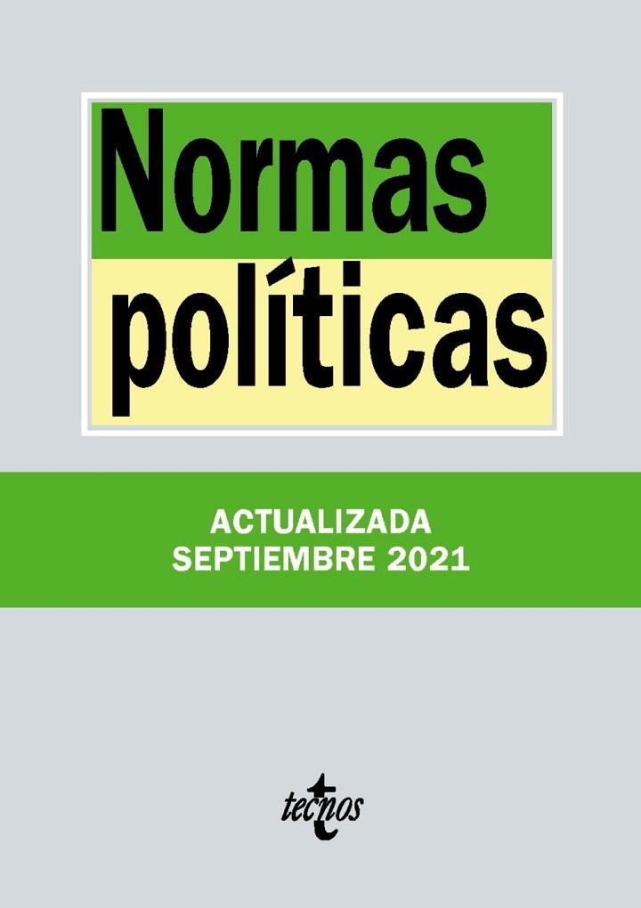 NORMAS POLÍTICAS | 9788430982714 | EDITORIAL TECNOS | Llibreria Online de Vilafranca del Penedès | Comprar llibres en català