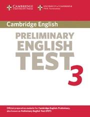 CAMBRIDGE PRELIMINARY ENGLISH TEST 3 STUDENT'S BOOK 2ND EDITION | 9780521754729 | CAMBRIDGE ESOL | Llibreria Online de Vilafranca del Penedès | Comprar llibres en català