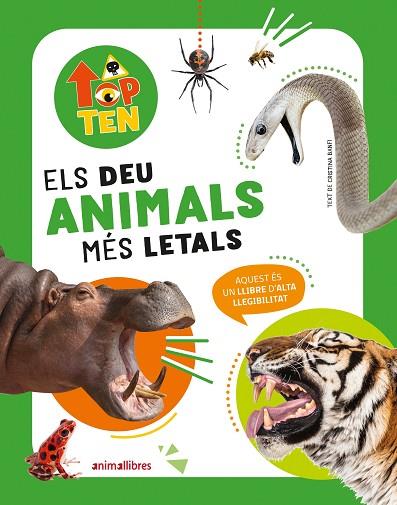 TOP TEN ELS DEU ANIMALS MÉS LETALS | 9788419659521 | BANFI, CRISTINA | Llibreria Online de Vilafranca del Penedès | Comprar llibres en català