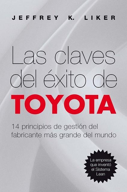 LAS CLAVES DEL EXITO DE TOYOTA | 9788498750744 | LIKER, JEFFREY K. | Llibreria Online de Vilafranca del Penedès | Comprar llibres en català