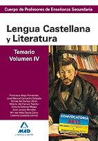 LENGUA CASTELLANA Y LITERATURA TEMARIO VOLUMEN 4 | 9788467628388 | AA.VV | Llibreria Online de Vilafranca del Penedès | Comprar llibres en català