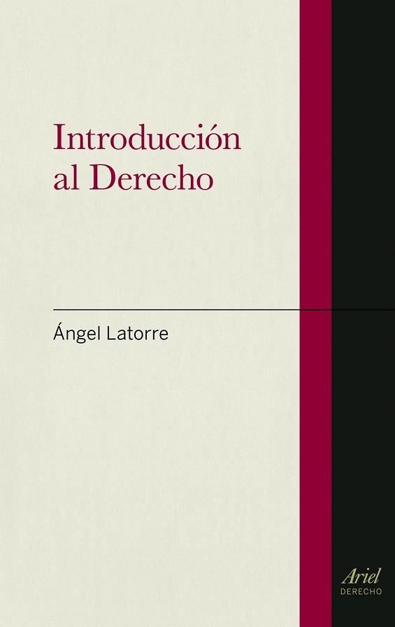 INTRODUCCIÓN AL DERECHO | 9788434470637 | LATORRE, ANGEL | Llibreria L'Odissea - Libreria Online de Vilafranca del Penedès - Comprar libros