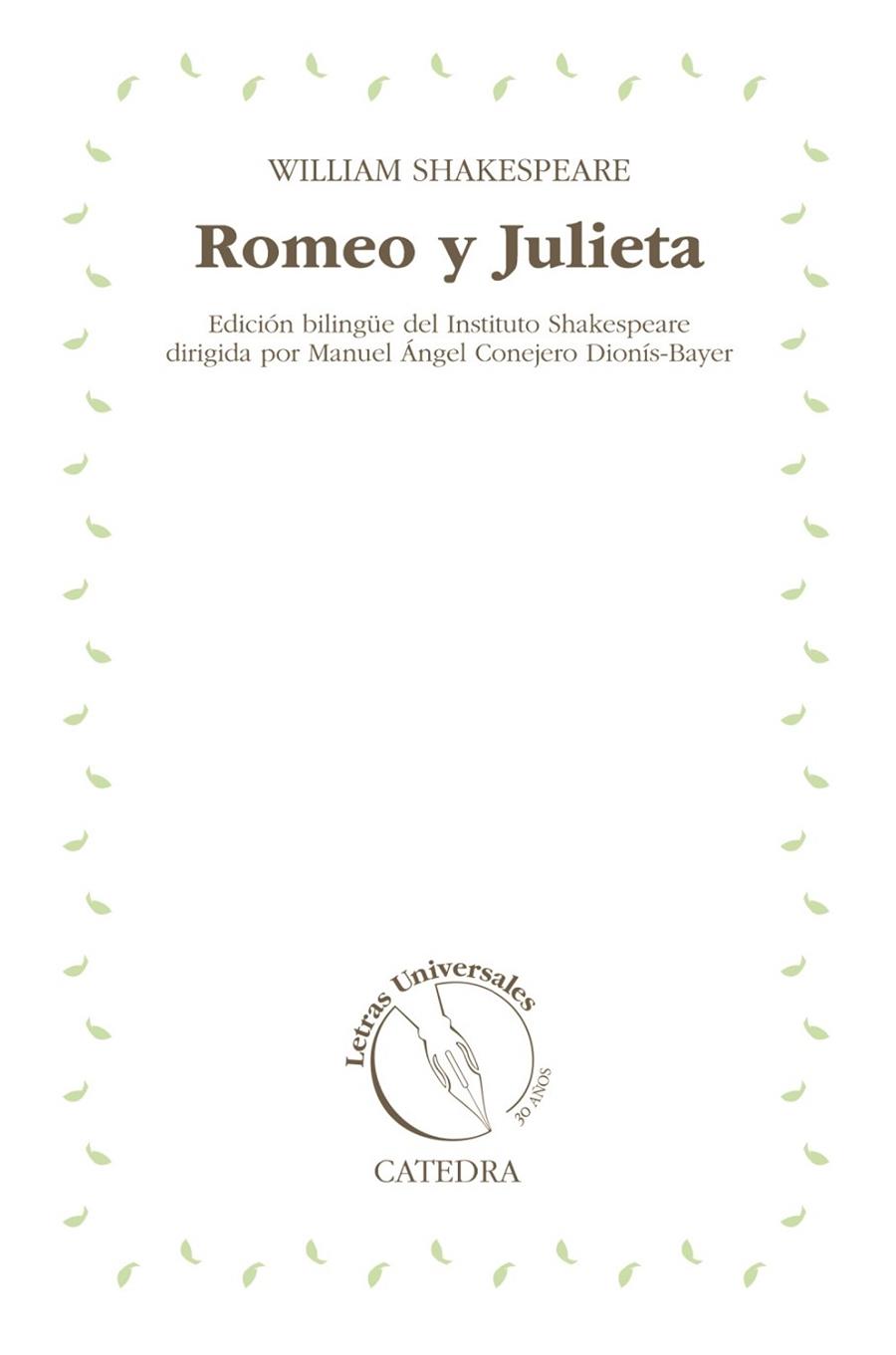 ROMEO Y JULIETA | 9788437631745 | SHAKESPEARE, WILLIAM | Llibreria Online de Vilafranca del Penedès | Comprar llibres en català