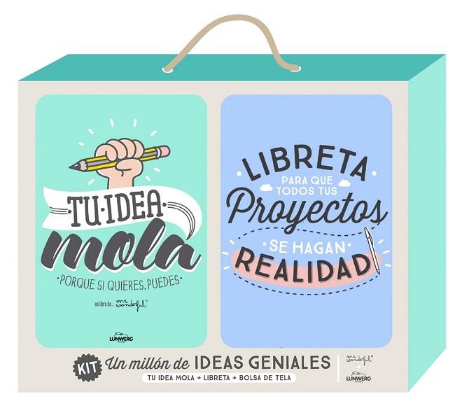 KIT UN MILLÓN DE IDEAS GENIALES | 9788416489206 | MR. WONDERFUL | Llibreria Online de Vilafranca del Penedès | Comprar llibres en català