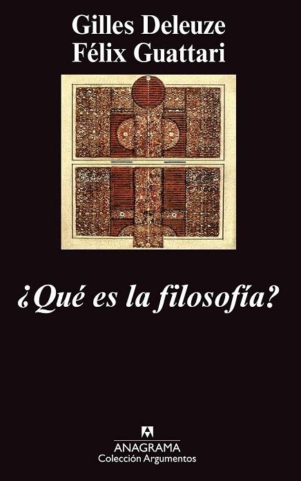 QUE ES LA FILOSOFIA | 9788433913647 | G.DELEUZE-F.GUATTARI | Llibreria Online de Vilafranca del Penedès | Comprar llibres en català