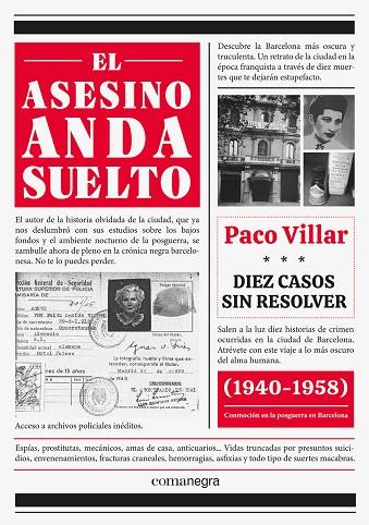 EL ASESINO ANDA SUELTO | 9788418022999 | VILLAR, PACO | Llibreria L'Odissea - Libreria Online de Vilafranca del Penedès - Comprar libros