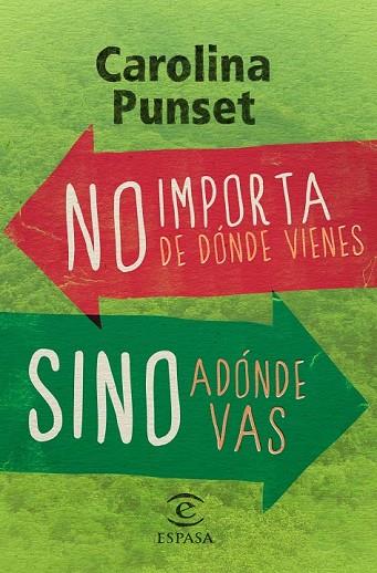 NO IMPORTA DE DÓNDE VIENES SINO ADÓNDE VAS | 9788467028492 | PUNSET, CAROLINA | Llibreria Online de Vilafranca del Penedès | Comprar llibres en català