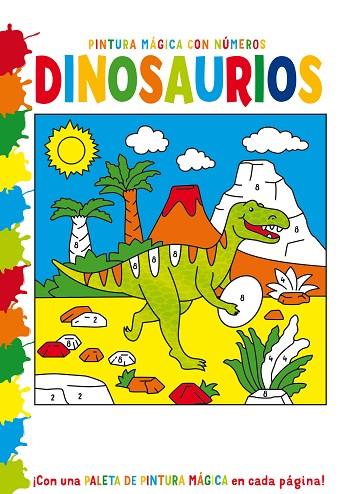 PINTURA MÁGICA CON NÚMEROS: DINOSAURIOS | 9788468350134 | VARIOS AUTORES | Llibreria Online de Vilafranca del Penedès | Comprar llibres en català