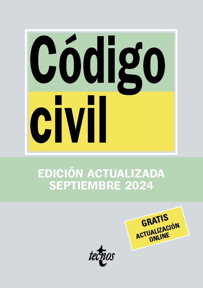 CÓDIGO CIVIL | 9788430990863 | EDITORIAL TECNOS | Llibreria Online de Vilafranca del Penedès | Comprar llibres en català