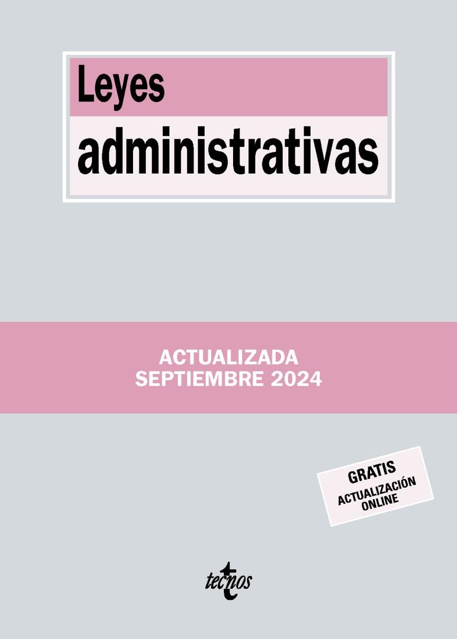 LEYES ADMINISTRATIVAS | 9788430991075 | EDITORIAL TECNOS | Llibreria Online de Vilafranca del Penedès | Comprar llibres en català