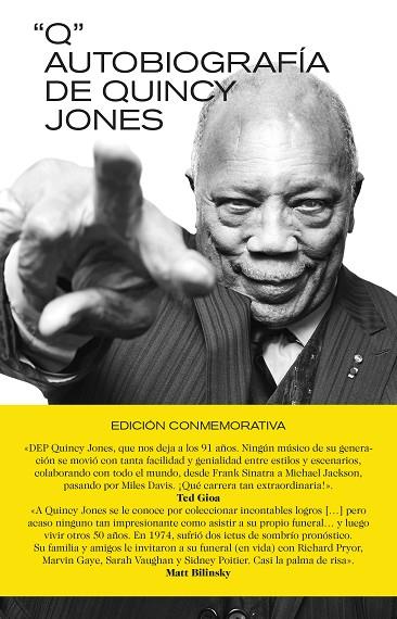 Q AUTOBIOGRAFÍA DE QUINCY JONES ( EDICIÓN CONMEMORATIVA ) | 9788418404627 | JONES, QUINCY | Llibreria L'Odissea - Libreria Online de Vilafranca del Penedès - Comprar libros