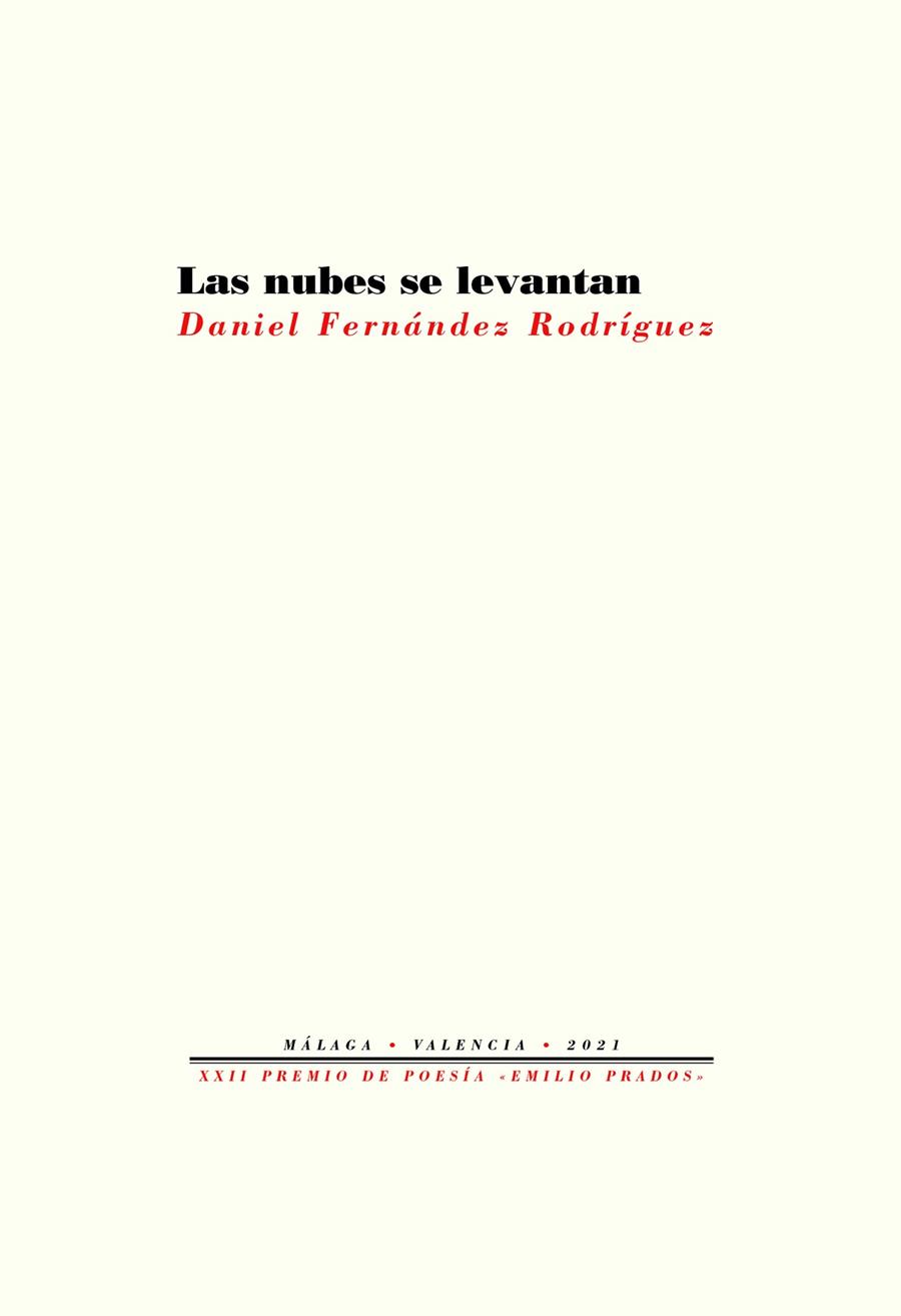 LAS NUBES SE LEVANTAN | 9788418935411 | FERNÁNDEZ RODRÍGUEZ, DANIEL | Llibreria Online de Vilafranca del Penedès | Comprar llibres en català