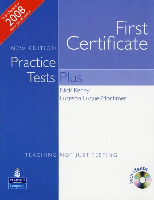 FIRST CERTIFICATE PLUS-PRACTICE TESTS WITHOUT KEY | 9781405881241 | KENNY, N, LUQUE, L | Llibreria Online de Vilafranca del Penedès | Comprar llibres en català