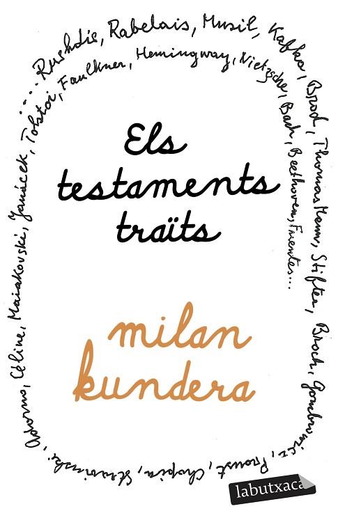 ELS TESTAMENTS TRAÏTS | 9788419971432 | KUNDERA, MILAN | Llibreria Online de Vilafranca del Penedès | Comprar llibres en català