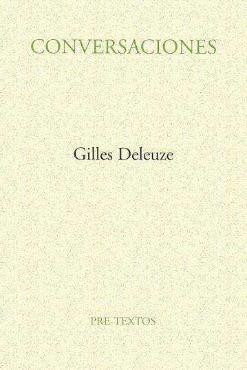 CONVERSACIONES 1972-1990 | 9788481910216 | DELEUZE, GILLES | Llibreria Online de Vilafranca del Penedès | Comprar llibres en català