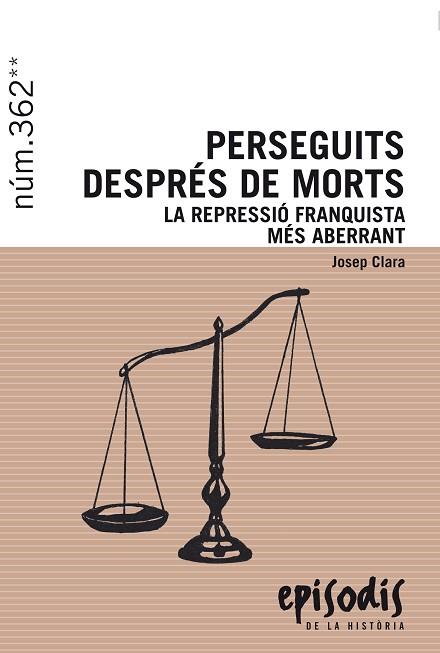 PERSEGUITS DESPRÉS DE MORTS | 9788423208401 | CLARA RESPLANDIS, JOSEP | Llibreria Online de Vilafranca del Penedès | Comprar llibres en català