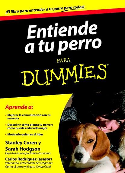 ENTIENDE A TU PERRO PARA DUMMIES | 9788432920752 | AA.VV | Llibreria Online de Vilafranca del Penedès | Comprar llibres en català