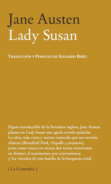 LADY SUSAN | 9788483930687 | AUSTEN, JANE | Llibreria L'Odissea - Libreria Online de Vilafranca del Penedès - Comprar libros