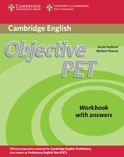 OBJECTIVE PET (2ND EDITION) WORKBOOK WITH ANSWERS | 9780521732710 | HASHEMI, LOUISE Y THOMAS, BARBARA | Llibreria Online de Vilafranca del Penedès | Comprar llibres en català