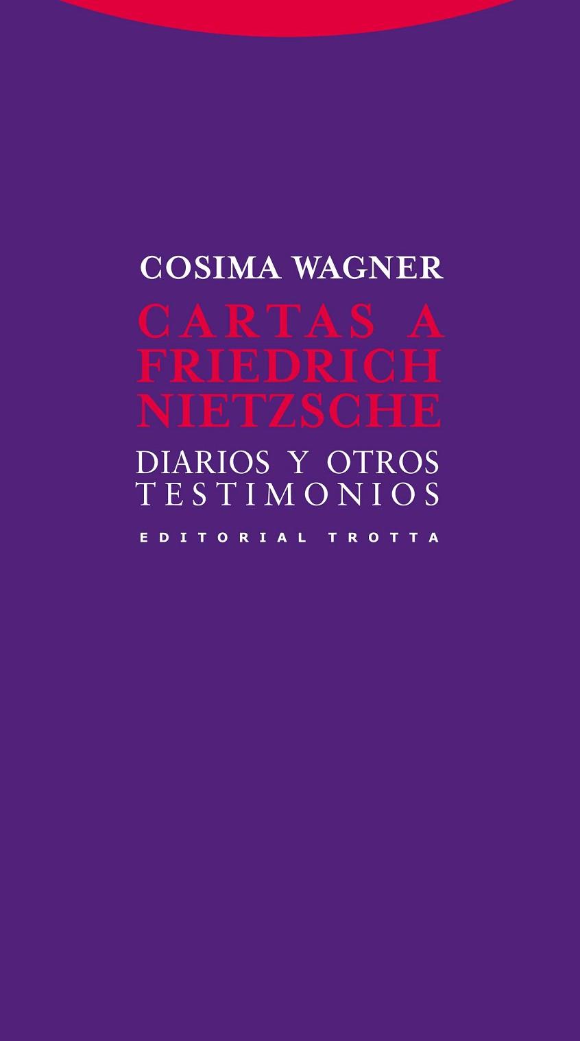 CARTAS A FRIEDRICH NIETZSCHE | 9788498794328 | WAGNER, COSIMA | Llibreria L'Odissea - Libreria Online de Vilafranca del Penedès - Comprar libros