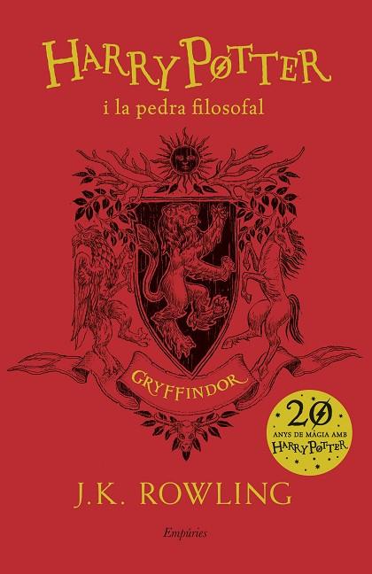 HARRY POTTER I LA PEDRA FILOSOFAL (GRYFFINDOR) | 9788417016678 | ROWLING, J.K. | Llibreria L'Odissea - Libreria Online de Vilafranca del Penedès - Comprar libros