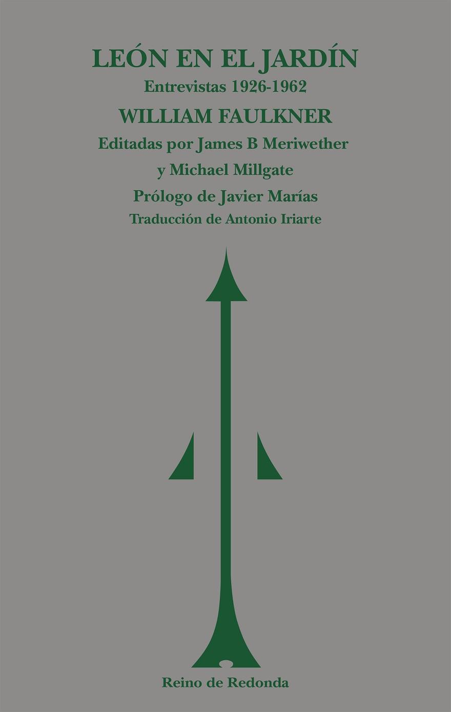 LEÓN EN EL JARDÍN | 9788494725678 | FAULKNER, WILLIAM | Llibreria Online de Vilafranca del Penedès | Comprar llibres en català