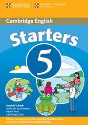 STARTERS 5 STUDENT'S BOOK | 9780521693240 | CAMBRIDGE ESOL | Llibreria L'Odissea - Libreria Online de Vilafranca del Penedès - Comprar libros