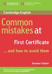 COMMON MISTAKES AT FIRST CERTIFICATE AND HOW TO AVOID THEM | 9780521520621 | AA. VV. | Llibreria Online de Vilafranca del Penedès | Comprar llibres en català