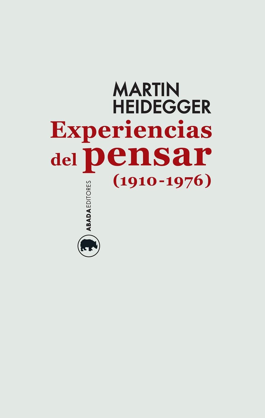 EXPERIENCIAS DEL PENSAR ( 1910-1976 ) | 9788416160129 | HEIDEGGER, MARTIN | Llibreria Online de Vilafranca del Penedès | Comprar llibres en català